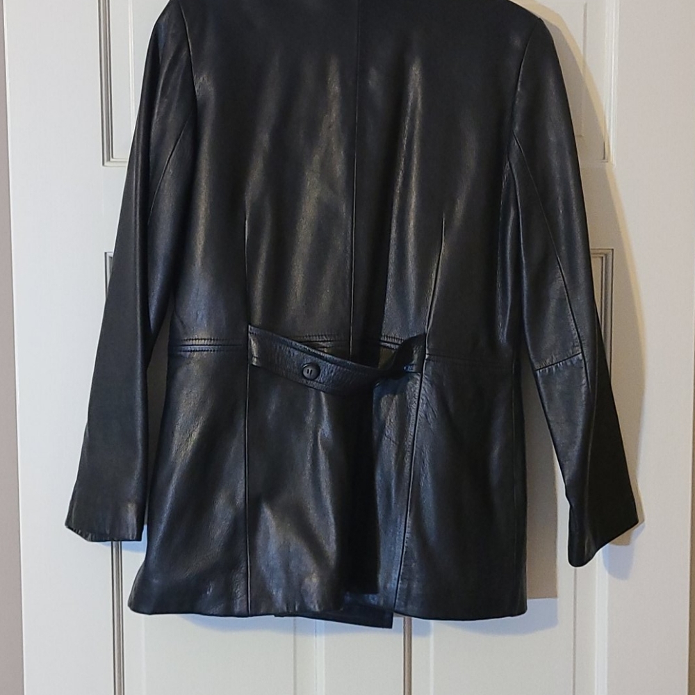 Colebrook Black Leather Jacket - image 4
